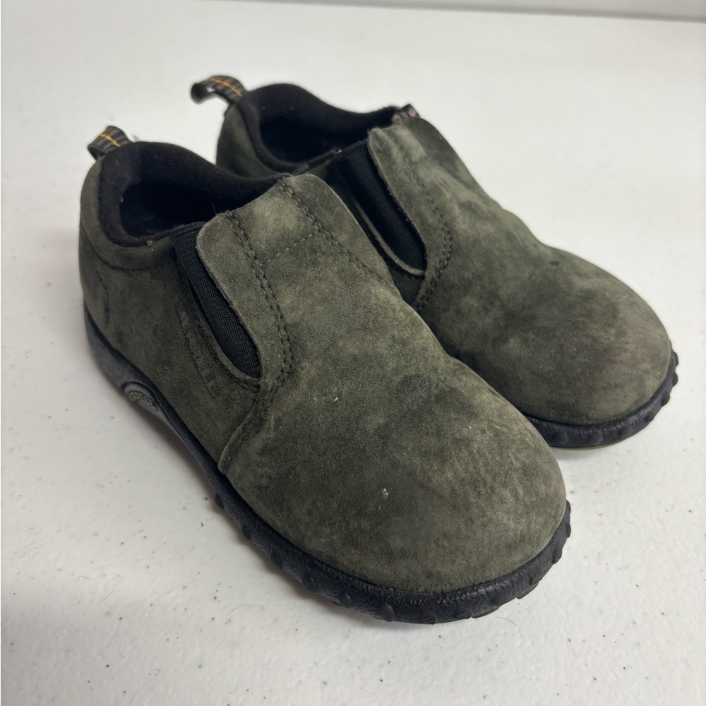 Merrell Jungle Moc kids' slip-on shoes
Color Forest Night Child Size 9.5